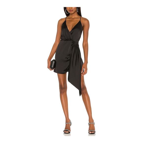 Lovers + Friends Dresses & Skirts - Lovers + Friends 'Kamala' Black Poly Mini Dress Size XS